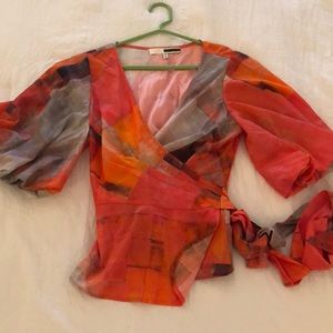 Tracy Reese Wrap Top